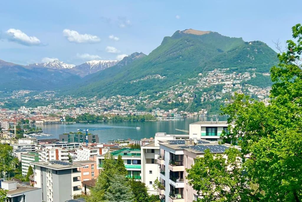 Panorama Suite In Lugano - Pazzallo Парадизо Екстериор снимка